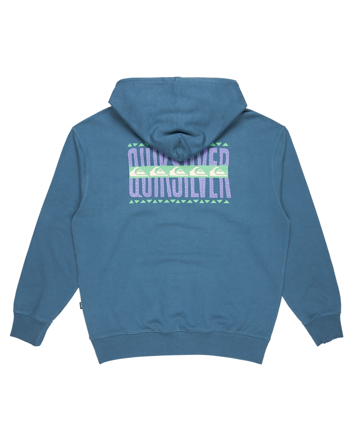 The Quiksilver Mens APOG Heritage Hoodie in Real Teal