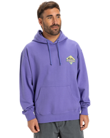 The Quiksilver Mens Apog Heritage Hoodie in Dusted Peri