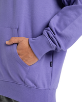 The Quiksilver Mens Apog Heritage Hoodie in Dusted Peri