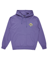 The Quiksilver Mens Apog Heritage Hoodie in Dusted Peri