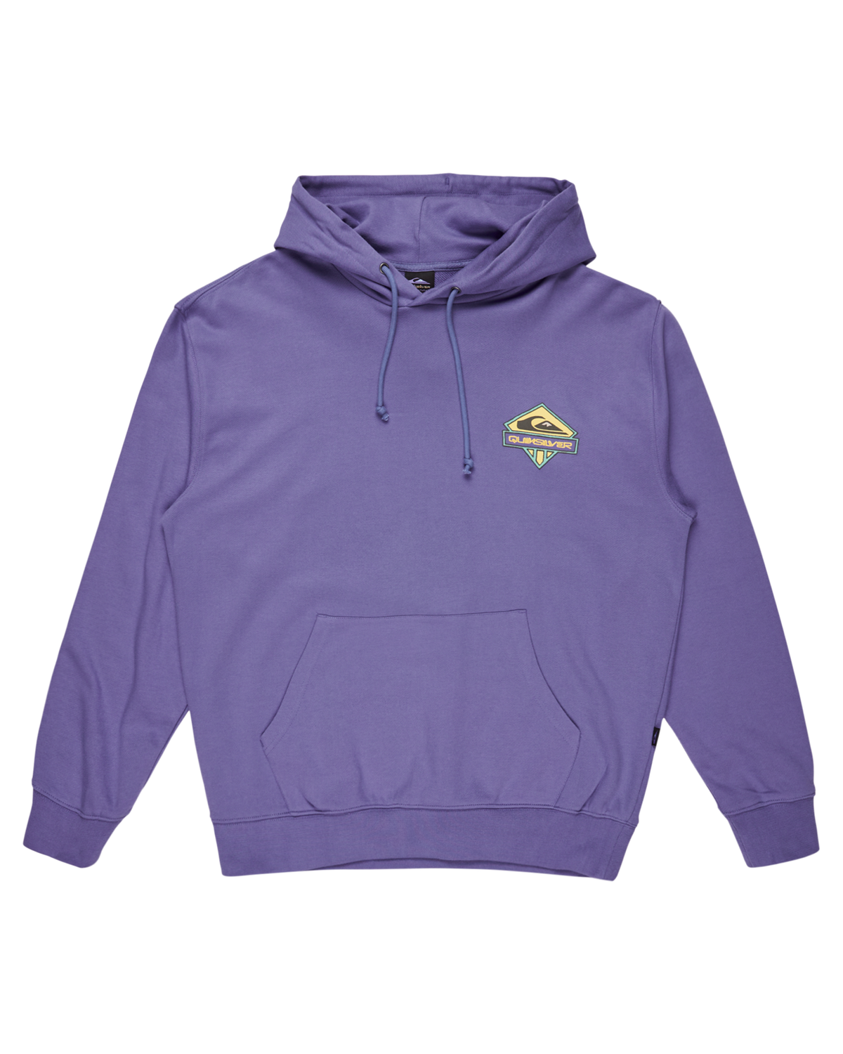 The Quiksilver Mens Apog Heritage Hoodie in Dusted Peri