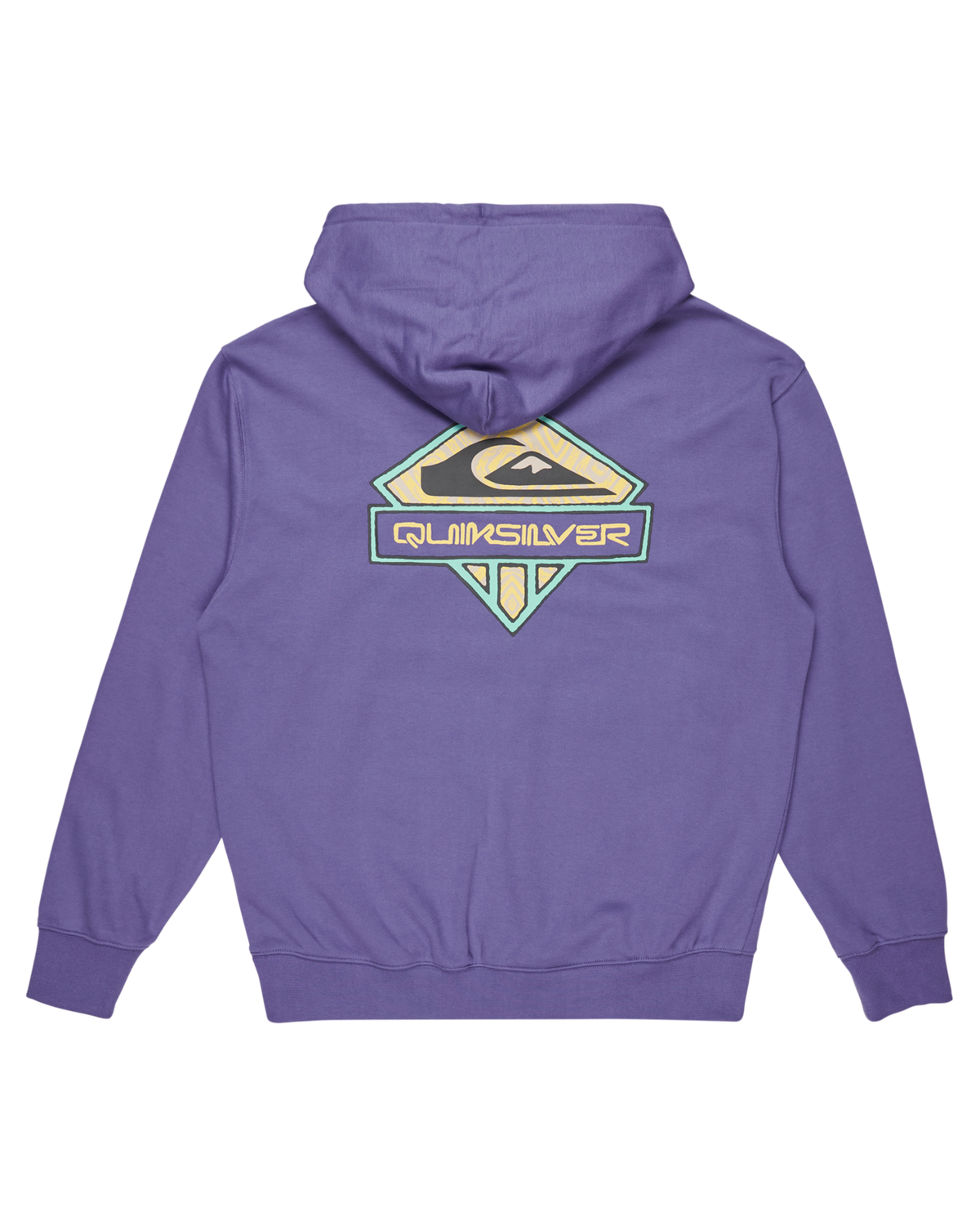 The Quiksilver Mens Apog Heritage Hoodie in Dusted Peri