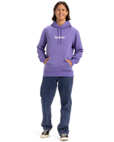 The Quiksilver Mens Fineline Hoodie in Dusted Peri