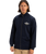 The Quiksilver Mens Simple Surf Full Zip Sweatshirt in Dark Navy