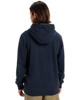 The Quiksilver Mens Typed Out Hoodie in Dark Navy