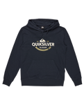 The Quiksilver Mens Typed Out Hoodie in Dark Navy