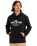 The Quiksilver Mens Typed Out Hoodie in Black