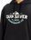 The Quiksilver Mens Typed Out Hoodie in Black
