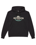 The Quiksilver Mens Typed Out Hoodie in Black