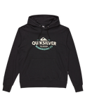 The Quiksilver Mens Typed Out Hoodie in Black