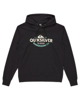 The Quiksilver Mens Typed Out Hoodie in Black