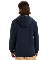 The Quiksilver Mens Retro Fade Hoodie in Dark Navy