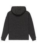 The Quiksilver Mens Keller Sherpa Zip Hoodie in Black Heather