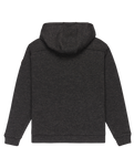 The Quiksilver Mens Keller Sherpa Zip Hoodie in Black Heather