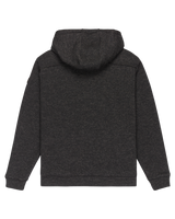 The Quiksilver Mens Keller Sherpa Zip Hoodie in Black Heather