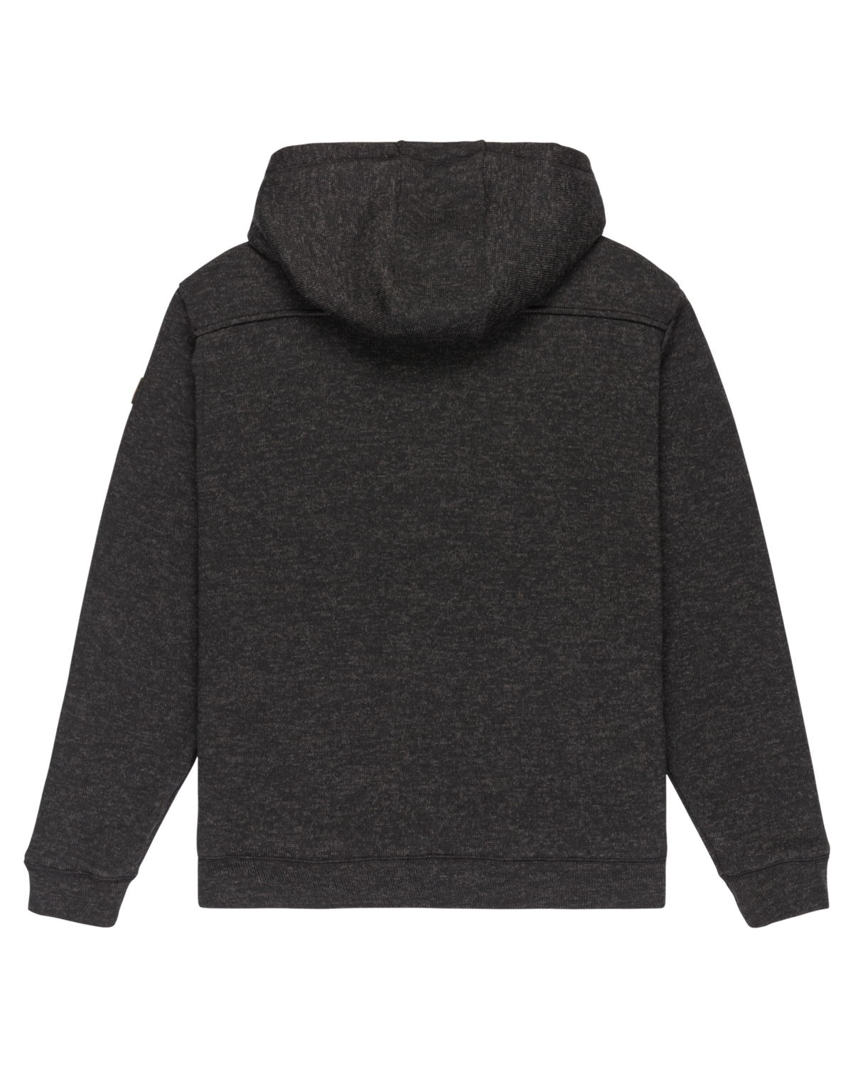 The Quiksilver Mens Keller Sherpa Zip Hoodie in Black Heather