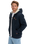 The Quiksilver Mens Cypress Keller Zip Hoodie in Dark Navy Heather