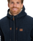 The Quiksilver Mens Cypress Keller Zip Hoodie in Dark Navy Heather