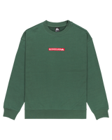 The Quiksilver Mens DNA Sweatshirt in Trekking Green