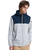 The Quiksilver Mens Keller Block Zip Hoodie in Dark Navy