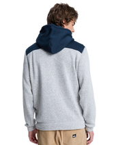 The Quiksilver Mens Keller Block Zip Hoodie in Dark Navy