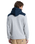 The Quiksilver Mens Keller Block Zip Hoodie in Dark Navy
