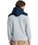 The Quiksilver Mens Keller Block Zip Hoodie in Dark Navy
