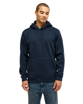 The Quiksilver Mens Keller Hoodie in Dark Navy Heather