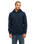 The Quiksilver Mens Keller Hoodie in Dark Navy Heather