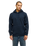 The Quiksilver Mens Keller Hoodie in Dark Navy Heather