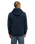 The Quiksilver Mens Keller Hoodie in Dark Navy Heather