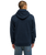 The Quiksilver Mens Keller Hoodie in Dark Navy Heather