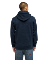 The Quiksilver Mens Keller Hoodie in Dark Navy Heather