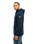 The Quiksilver Mens Keller Hoodie in Dark Navy Heather