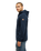 The Quiksilver Mens Keller Hoodie in Dark Navy Heather