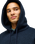 The Quiksilver Mens Keller Hoodie in Dark Navy Heather