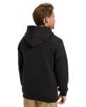 Keller Hoodie in Black Heather