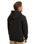 Keller Hoodie in Black Heather