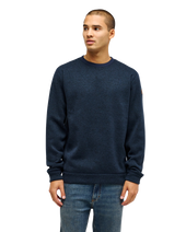 The Quiksilver Mens Keller Sweatshirt in Dark Navy Heather