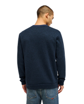 The Quiksilver Mens Keller Sweatshirt in Dark Navy Heather