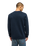 The Quiksilver Mens Keller Sweatshirt in Dark Navy Heather