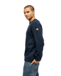 The Quiksilver Mens Keller Sweatshirt in Dark Navy Heather