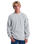The Quiksilver Mens Keller Sweatshirt in Light Grey Heather