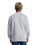 The Quiksilver Mens Keller Sweatshirt in Light Grey Heather