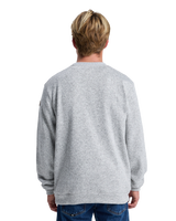 The Quiksilver Mens Keller Sweatshirt in Light Grey Heather