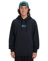 The Quiksilver Mens Salt Water Graphic Hoodie in Black