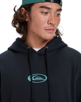 The Quiksilver Mens Salt Water Graphic Hoodie in Black