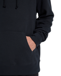 The Quiksilver Mens Salt Water Graphic Hoodie in Black