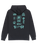 The Quiksilver Mens Salt Water Graphic Hoodie in Black