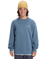 The Quiksilver Mens Salt Water Graphic Sweatshirt in China Blue